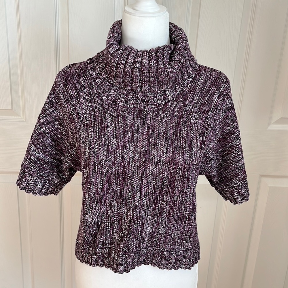 INC International Concepts: Sweater w/silver metallic thread